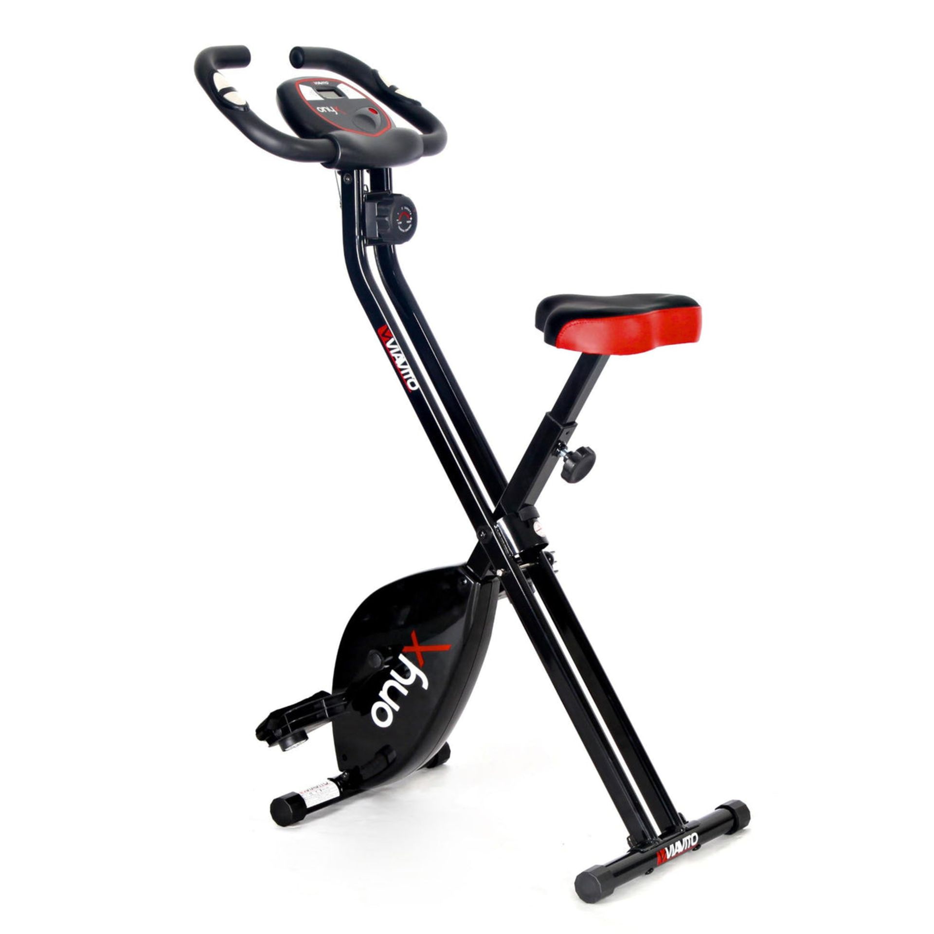 Sweatband ViaVito Onyx Folding Exercise Bike RRP 99.99