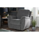 Ashton Swivel Glider Chair Vitolini Charcoal All Over Swivel Base/Trim RRP 1499About the Product(s)