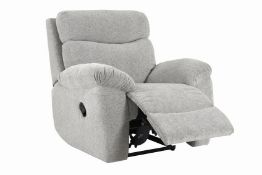Cloud Manual Recliner Armchair Cloud Plain Silver All Over No Wood2 RRP 600About the Product(s)Cloud