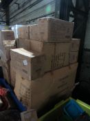 Pallet of Unmanifested Xmas stock which includes Banners gift tags and more  all items must be taken