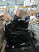 Pallet of Unmanifested raw online customer returns, typically includes homeware's, kitchen, garden