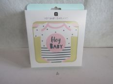72x Hey Baby - Born To Be Loved Pink Garlands - New & Boxed.