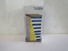 Totem - 3-Tier Ceramic Stacking Storage Jars - Boxed.