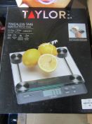 Taylor Pro - Touchless Tare Digital Dual Kitchen Scale - Unchecked & Boxed.