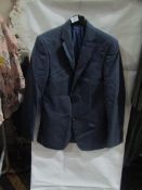 M&S Mens Navy Slim Performance Suit Jacket, Size: Chest 36" - Good Condition.