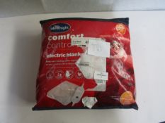 SilentNight - Comfort Control Electric Heated Blanket / Single - Powers On & Packaged.