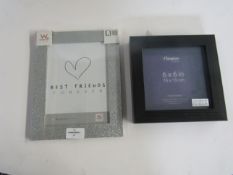 2x Photo Frames, Look In Good Condition, Boxed.