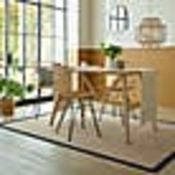Natural Fibre D040 Rug Herringbone Border Navy Rectangle 120X170cm RRP 55About the Product(s)Natural