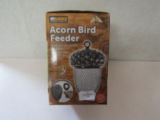 Acorn Bird Feeder - Unchecked & Boxed.