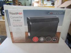 Powatron - Convector Heater - Untested & Boxed.