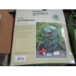 Kingfisher - 4-Tier Greenhouse H130 X W50 X D45cm - Unchecked & Boxed.