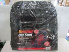 FastLane - Heated Car Seat Cover ( Universal fit ) - Packaged.