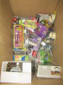 Box Containing Approx 20 Mixed Goods - See Image For Contents - All Unchecked.