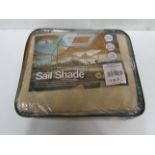 Asab - Sand Triangular Sail Shade 3.6M x 3.6M x 3.6M - New & Packaged.