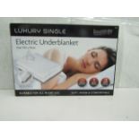 Dreamscape - Luxury Electric Heated Underblanket / Single - Untested & Boxed.