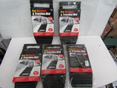 4x Race Line - 2-IN-1 Ice Scraper & Traction Mat - Packaged.