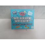 4x GamesRoom - "No Brain No Gain! " Game - New & Boxed.