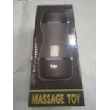 Male Masturbation massage toy with 2 insertion channels, new and boxed