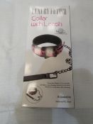 Luxury Fetish Collar With Leash, New & Boxed