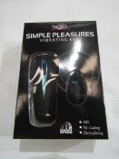 2x Aphrodisia Simple Pleasure Vibrating Egg - New & Boxed.