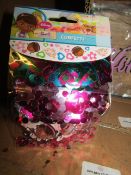 6x Packs Of 6 Pack Confetti, New & Packaged.