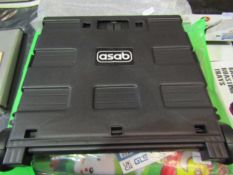 Asab Folding Shopping Trolly, Black With 35KG Capacity - Unchecked & Packaged.