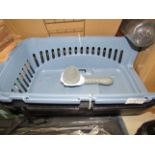 Pet Transport Carrier Cage With Pet Brush - Unchecked & Unpackaged.