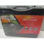 Cross Country Portable Gas Stove, Size: 34 x 28 x 11cm - Still Factory Sealed However The Case Is