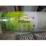 Asab Memory Foam Bamboo Pillow, Size: 50 x 70cm - Good Condition & Packaged.