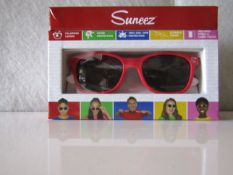 5x Suneez Sun Glasses, Red - New & Boxed.