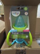 3x Brother Max 170ml Trainer Cup With 4 Ways To Use, Blue - New & Packaged.