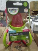 3x Brother Max 170ml Trainer Cup With 4 Ways To Use, Pink - New & Packaged.