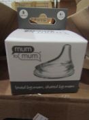 8x Mum To Mum 4 Month Plus Silicone Spout, New & Packaged