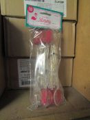 Box Of 9x Packs Of 18 Drinking Stirrers, New & Packaged,