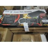 Asab 16" Cast Iron Griddle - Unchecked & Boxed.