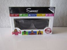 10x Suneez Sun Glasses, Black - New & Boxed.