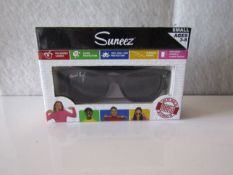 5x Suneez Sun Glasses, Black - New & Boxed.