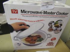 Microwave Master Cooker, Unchecked & Boxed.