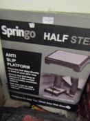 Springo Half Step Anti-Slip Platform - Unchecked & Boxed.
