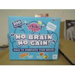 5x Gamers Room " No Brain No Gain! " 200-Question Games - New & Boxed.