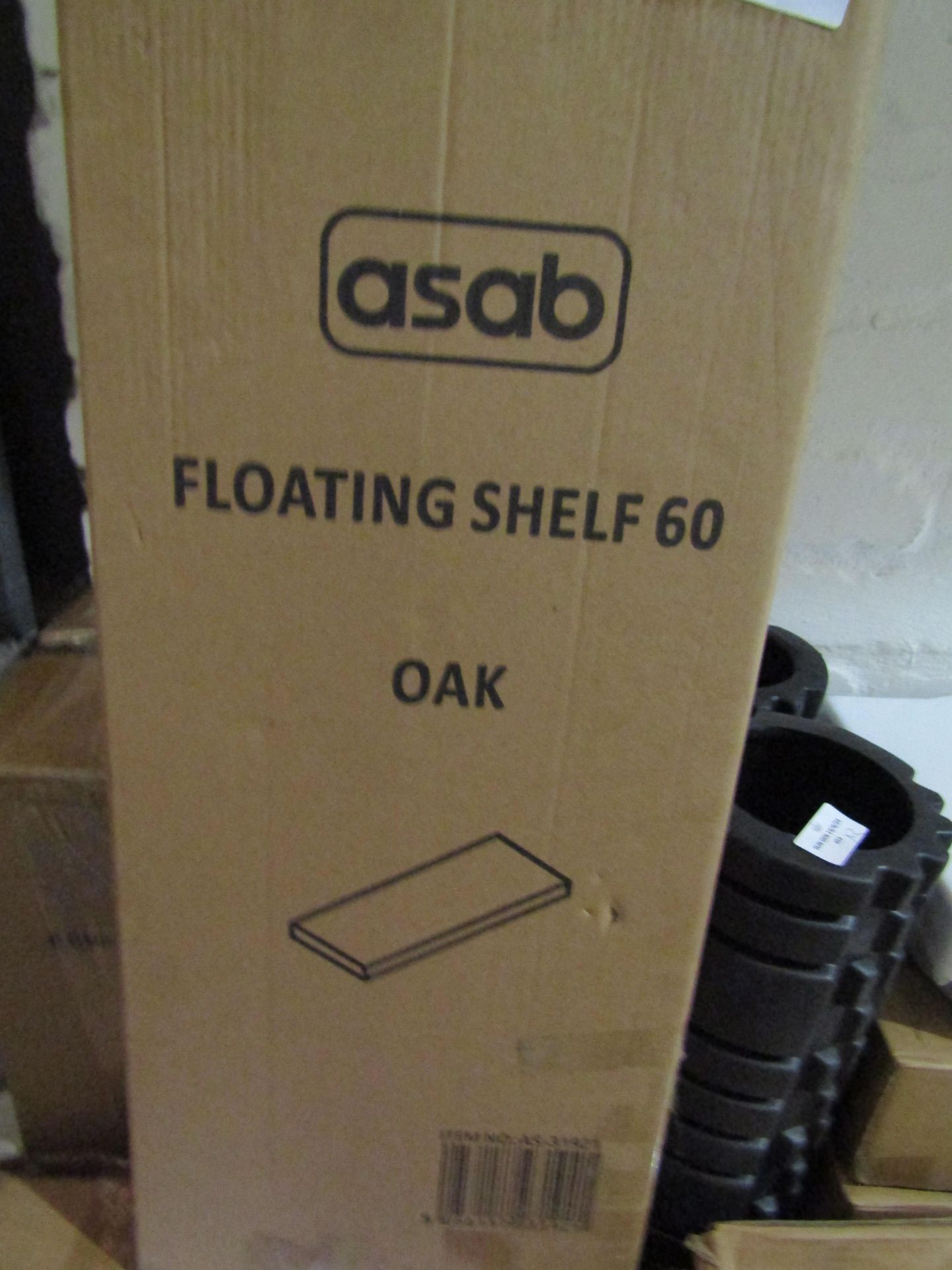 Asab Floating Shelf Oak, Size: 60 - Unchecked & Boxed.