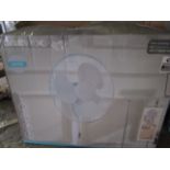 16" Pedestal Fan, White - Unchecked & Boxed.