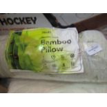 Asab Memory Foam Bamboo Pillow, Size: 50 x 70cm - Good Condition & Packaged Slightly Damaged.