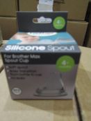 8x Mum To Mum 4 Month Plus Silicone Spout, New & Packaged