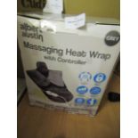 Albert Austin Massaging Heat Wrap With Controller, Grey - Unchecked & Boxed.