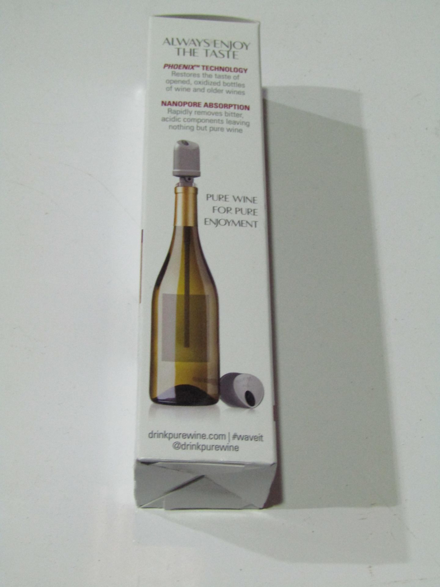 5x The Wave Wine Filter & Aerator. Filters Both Histamines & Sulfites - New & Boxed.