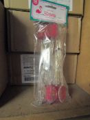 Box Of 9x Packs Of 18 Drinking Stirrers, New & Packaged,