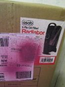 Asab 5 Fin Oil Filled Radiator, Unchecked & Boxed.