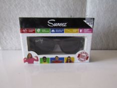 5x Suneez Sun Glasses, Black - New & Boxed.