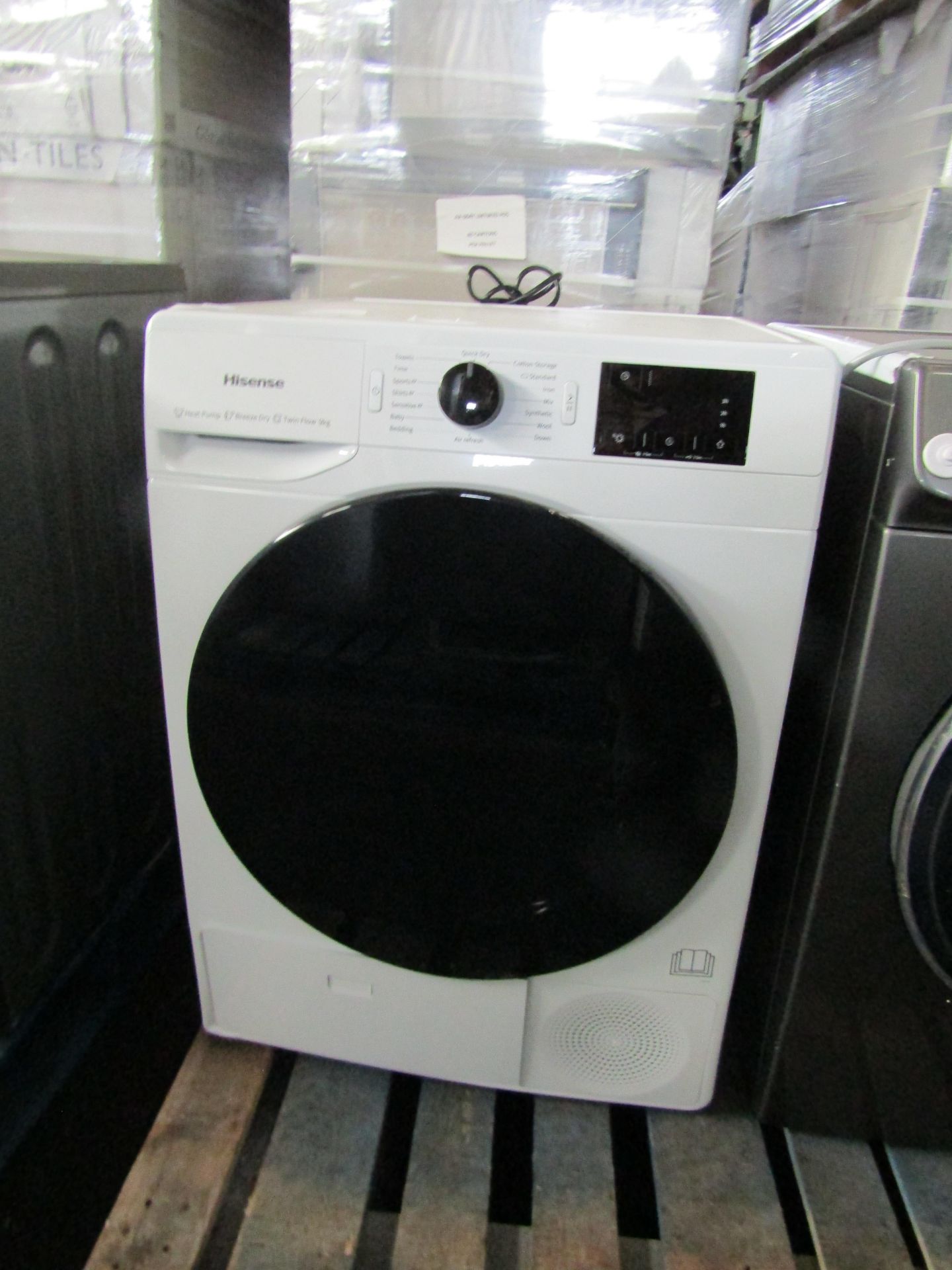 Hisense - Dryer 9KG - Powers On And Spins But We Have Not Tested It Any Further, May Contain